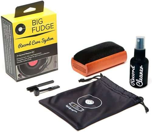1 Record Cleaner Kit - Complete 4-in-1 Vinyl Cleaning Solution, Includes Velvet Record Brush, XL Cle