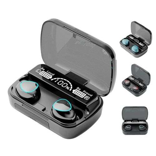 M10 TWS Wireless Bluetooth 5.1 Earphone 2000mAh Power bank