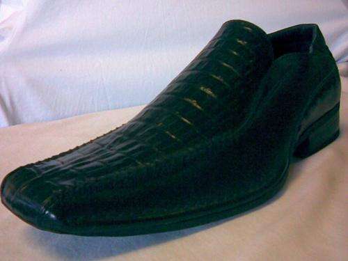 Square toe genuine leather