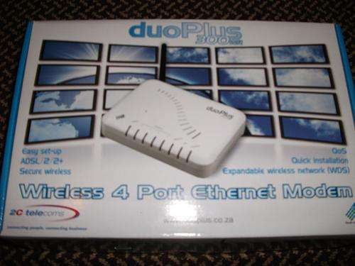 WIRELESS 4 PORT ETHERNET MODEM KILLER DEAL!!!