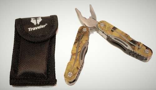 **AMAZING LITTLE TOOL****TRAVELER 15-in-1 Mini Camo Multi-Functional Tool - NYLON POUCH
