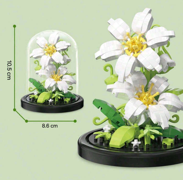 Generic LEGO flower | Mini Lillies | With Acrylic Cover