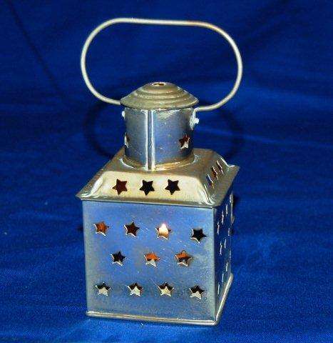Attractive Tea Light Lantern - 70mm Square Height 110mm