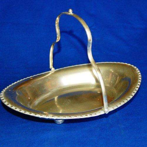 Silver Plated Cake Dish - Most of the Silver Rubbed Off - Length 300mm Width 210mm