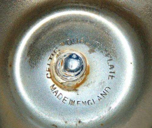 Celtic (Made in England) Silver Plated Condiment/Sweetie Dish, No Inner - Height 70mm Dia 100mm