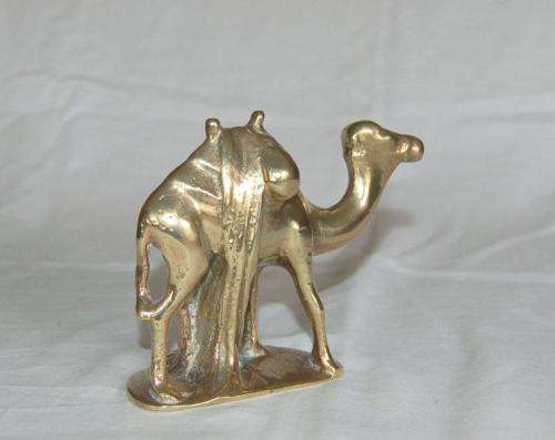 Heavy Solid Brass Camel - Weight 800 grams - Height 95mm