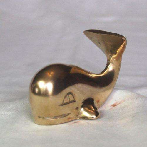 Brass Whale - Length 77mm