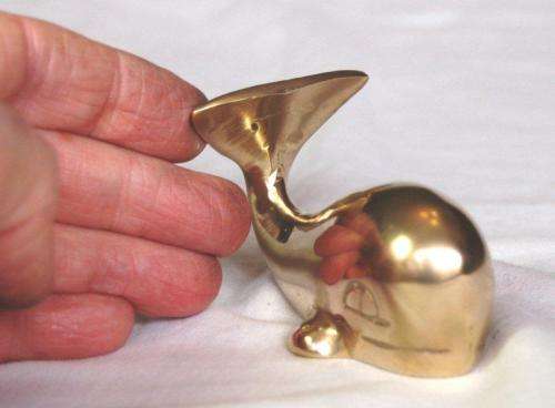 Brass Whale - Length 77mm