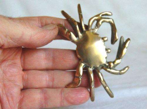 2 Quality Brass Crabs - As per pictures - Width 95mm