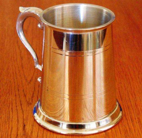 Quality Sheffield Pewter Mug - Height 120mm