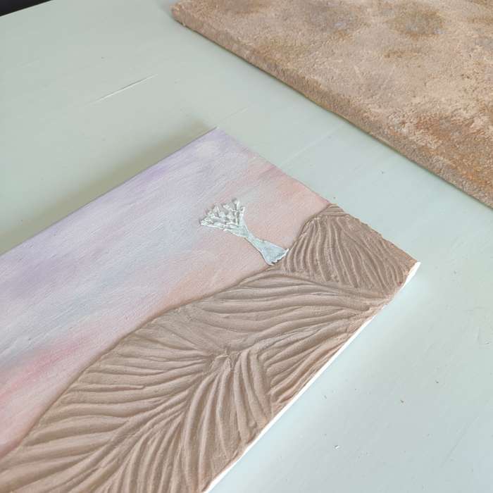 Original Textured Art | Plaster Art (20x30cm)