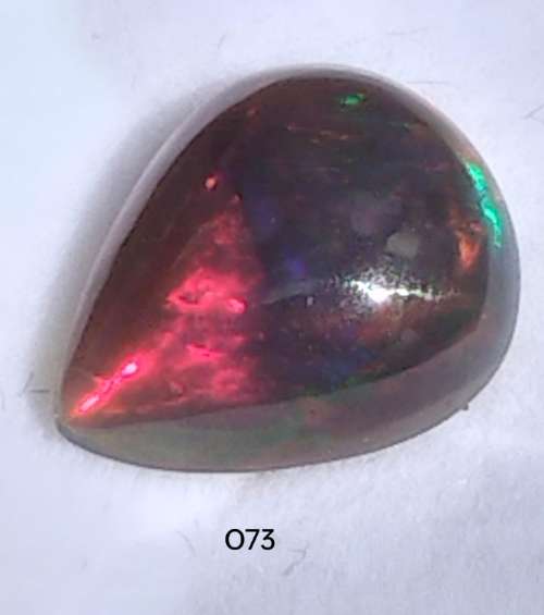 1.49ct AMAZING 100% AAA+ REAL BLACK Opal Rainbow Flashy PATCH WORK PATTERN - WELO