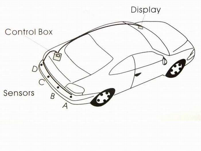 CAR REVERSING SENSOR KIT.  FREE DELIVERY