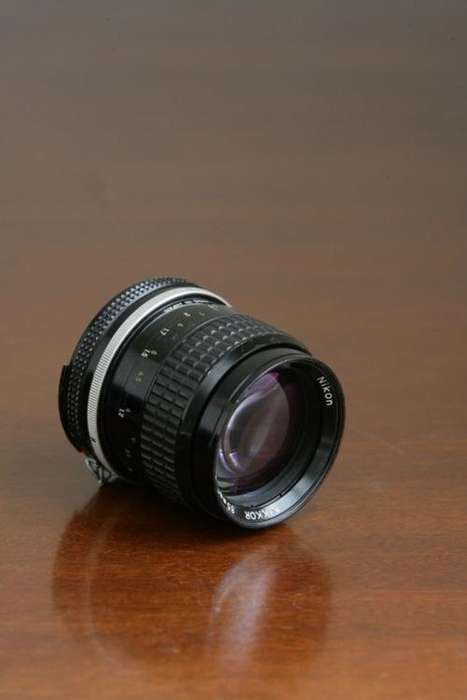 Nikon 85mm f/2 AI manual focus lens