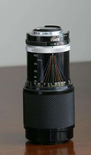 Nikon 80-200 f/4.5 AI Manual focus lens