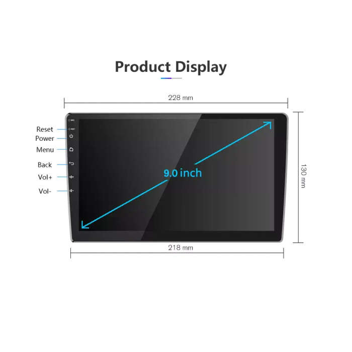 Android Version 11.0 IPS Touch Screen Wireless CarPlay Wired Android Auto Bluetooth USB MP3 / MP4 FM