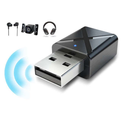Bluetooth 5.0 Receiver Transmitter 2-in-1 Mini USB Bluetooth Audio Transmitter Wireless Bluetooth