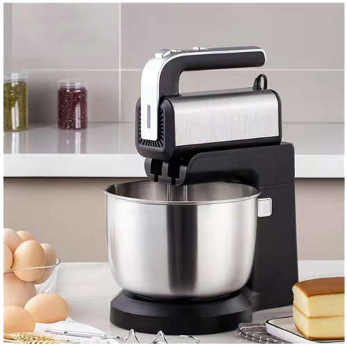 2 in 1LED Indicator Blender Stand Dough Mixer Portable Egg Beater Cake Blender Electric Stand Mixer