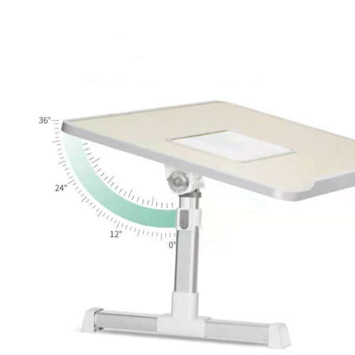 Computer desk folding bed desk learning adjustable laptop lazy small table with small fan