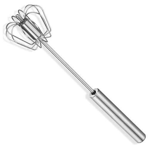Stainless Steel Egg Beater, Whipped Cream, Egg Beater, Stirring Manual Egg Beater