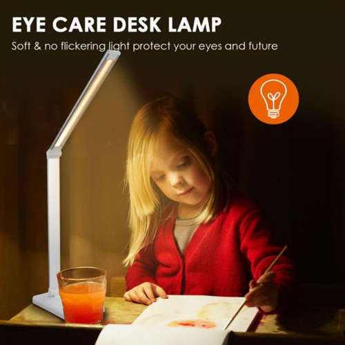 S9 LED Folding Lamp USB Wireless Charging Desk Lamp with Touch Button for Learning to Read Kids