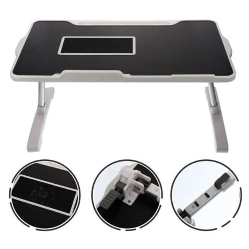 Portable Adjustable Computer Folding Laptop Desk with Cooling Fan