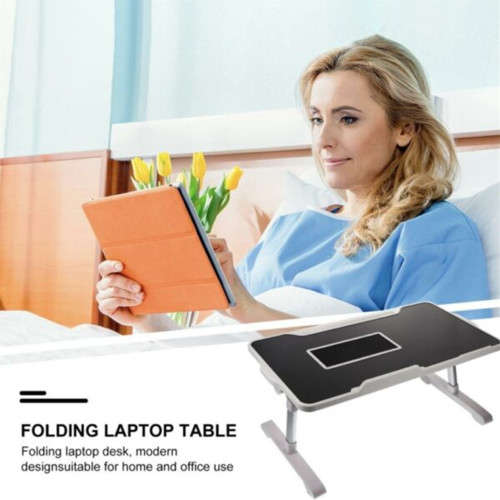 Portable Adjustable Computer Folding Laptop Desk with Cooling Fan