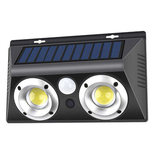Solar sensor light LED energy saving safety garden fence light Q-TY022