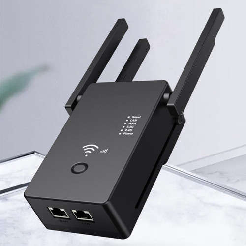 Router Wifi Repeater Dual Band Wireless Wifi Router Network Extender Signal Amplifier