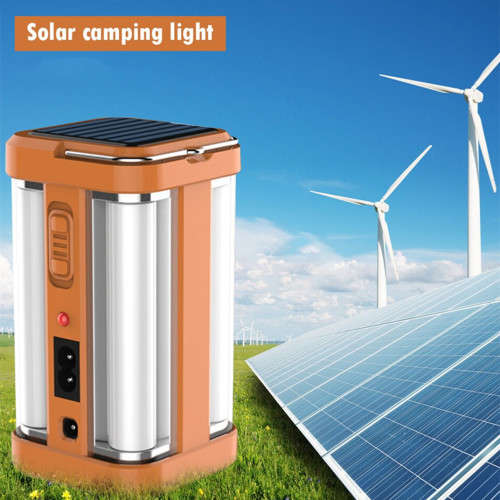 Solar LED Camping Light Outdoor Tent Light Portable Lantern Hiking Camping Light Emergency Light