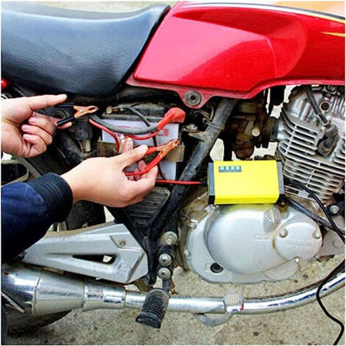 12V 2A Car Battery Charger Power Pulse Repair Motorcycle Battery Charger - Suitable for 12V 4AH-30AH