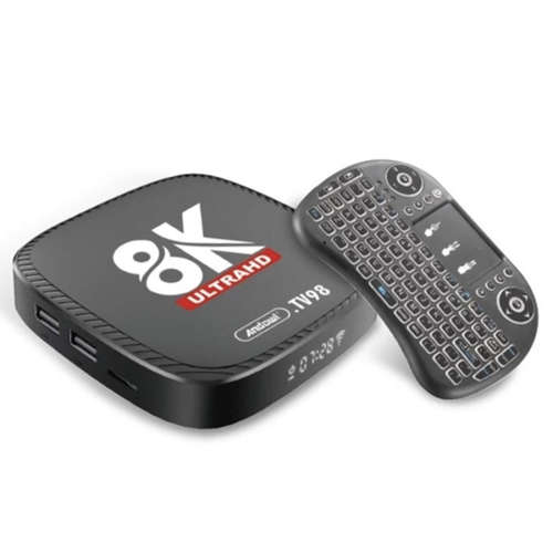 8K Plug and Play Wireless Keyboard Combo High Performance TV Box