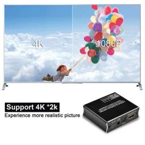 4K 60Hz HDMI 2.0 Audio Splitter 5.1 ARC HDMI Audio Extractor
