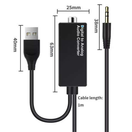 D15 Digital to Analog Audio Converter Coaxial DAC Audio Decoder