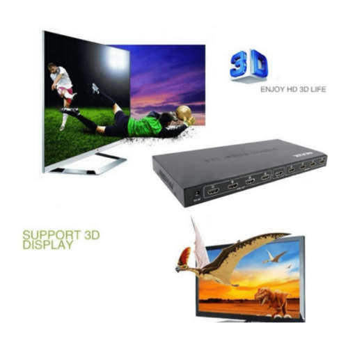 HDMI Splitter With 8 Ports UHD 4K x 2K