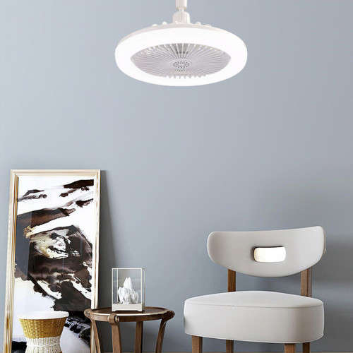 360 Degree Rotating Fan Ceiling Lamp Silent Bedroom Dormitory Fan