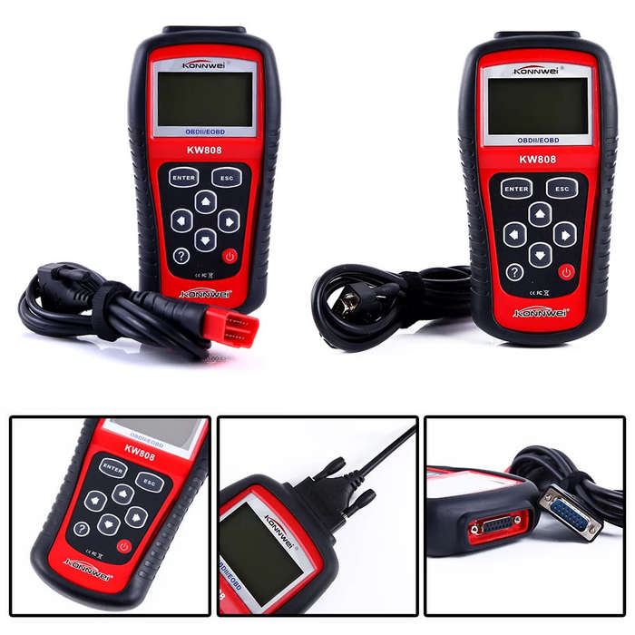 OBD2 Scanner Car Diagnostic Code Reader CAN Engine Reset Tool KW808