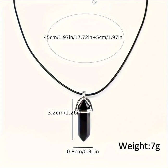 1pc Round Men's Quartz Watch 1pc Bracelet 1pc Necklace Set