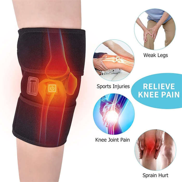Heated Knee Pads for Arthritis, Heated Knee Massage Wrap Knee Pads