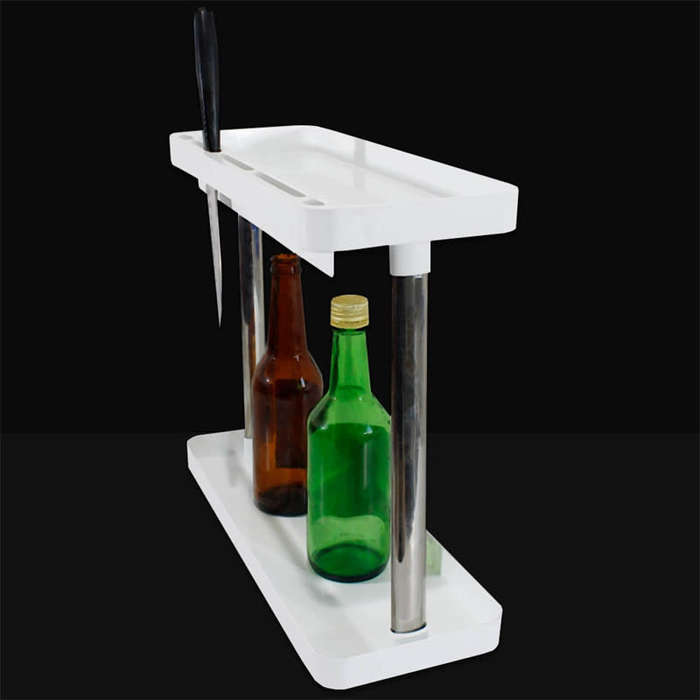 Kitchen Storage Rack Multi-function Cooking Tool Rack Spice Rack Knife Rack