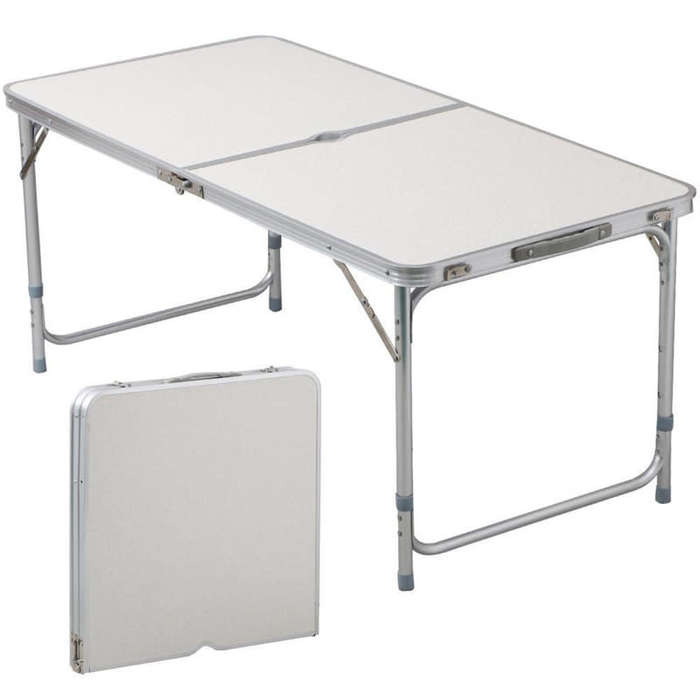 Lightweight Portable Suitcase Adjustable Aluminum Height Folding Laptop Table Set