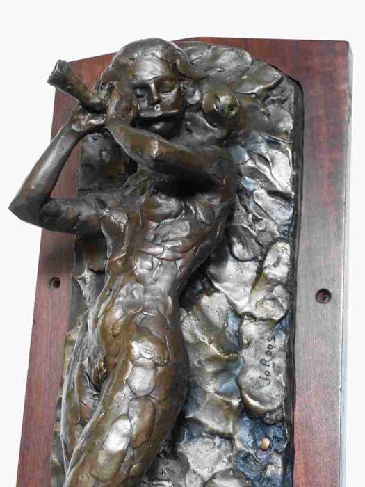 JO ROOS (SOUTH AFRICAN 1926-2010) BRONZE