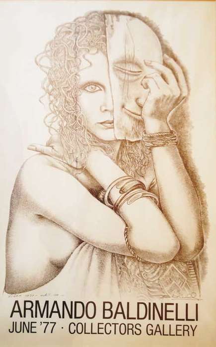 Armando Baldinelli -  The Muse - Litho