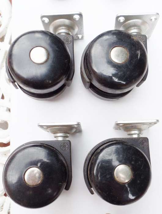 SWIVEL CASTOR WHEELS FOR FURNITURE X 9