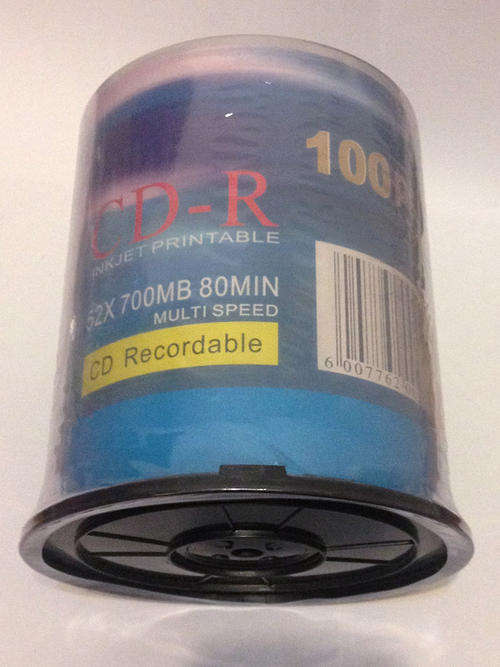 Blank CD-R 100/Pack New Baseline Quality Blank CD-R 800mb / 80min (52x)