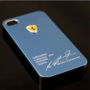 Iphone 4/4s Cover Protect Case Ferrari Cover Metal Frame+screen protector