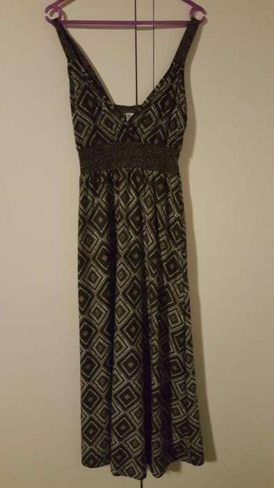 Kara Dress - Pattern Black & Browns