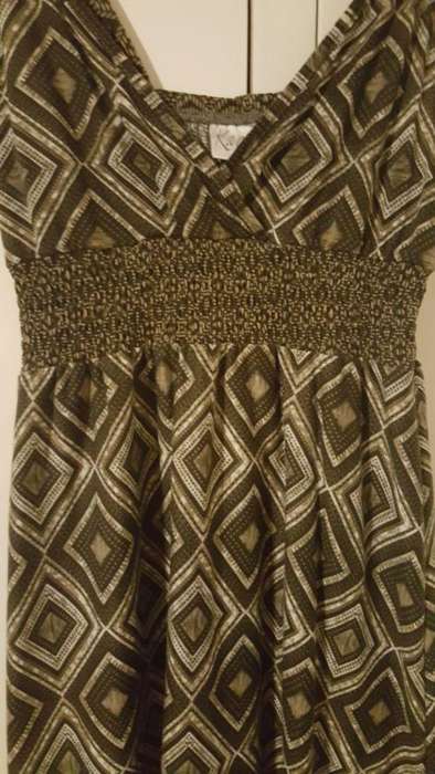 Kara Dress - Pattern Black & Browns