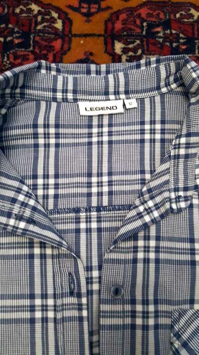 Legend Blue & White Checked Shirt