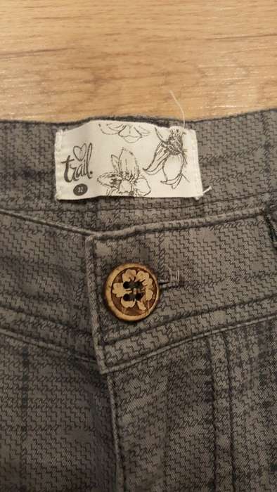MRP Trail Grey Tweed Print ¾ Cargo Pants